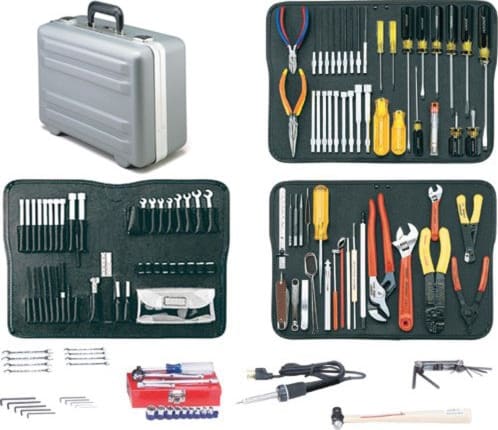 Jensen Tools JTK-17DXP3 - Inch/Metric Tool Kit in Deluxe Poly Case (Gray)