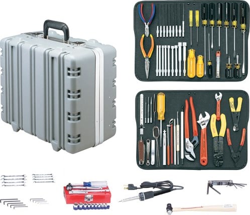 Jensen Tools JTK-17LST - Electronics MRO Tool Kit, 6.25' Deep, Super Tough Case
