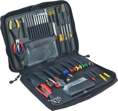 Jensen Tools JTK-2900 - Network Support Kit in Single Black Ballistic Case