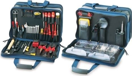 Jensen Tools JTK-67C - Electrical Control Engineer's Tool Kit, Blue 3-Sided Case