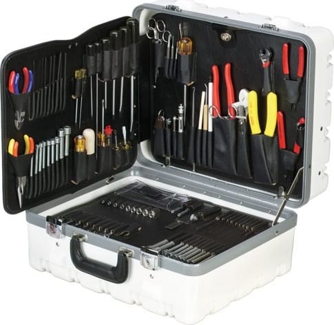 Jensen Tools JTK-75WIM - Inch/mm Bio-Medical Tech's Tool Kit, Super Tough Case