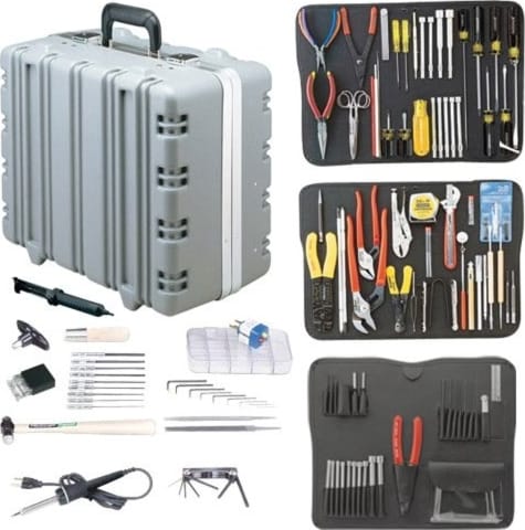 Jensen Tools JTK-87DST3 - Inch/Metric Kit in Super-Tough Case