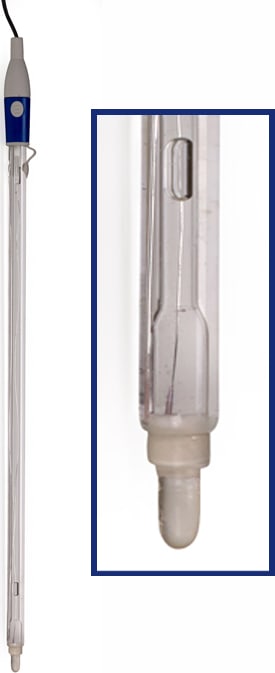 Jenway 924078 - Long (350mm), Glass Bodied pH Electrode