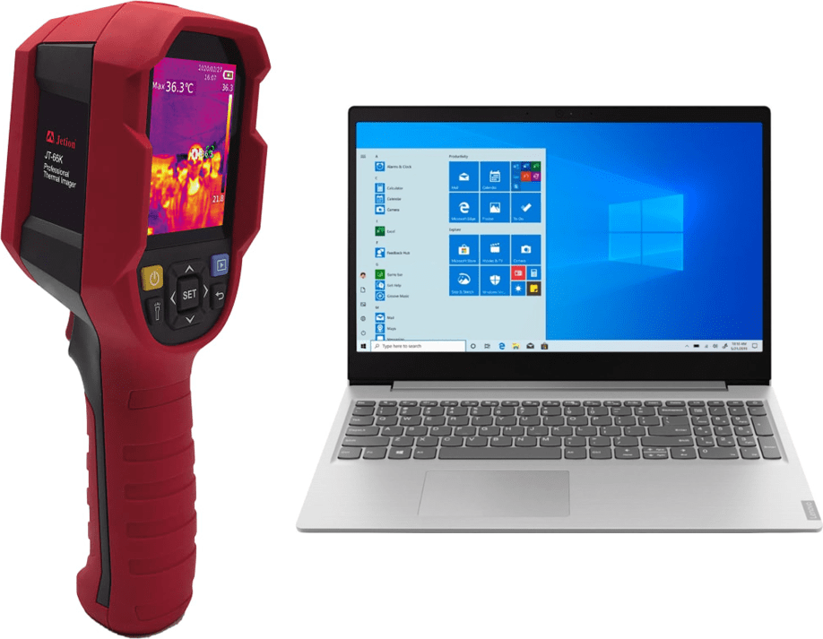 Jetion JT-66K – Infrared Thermal Imager for Elevated Body Temperature Screening, Package with Laptop