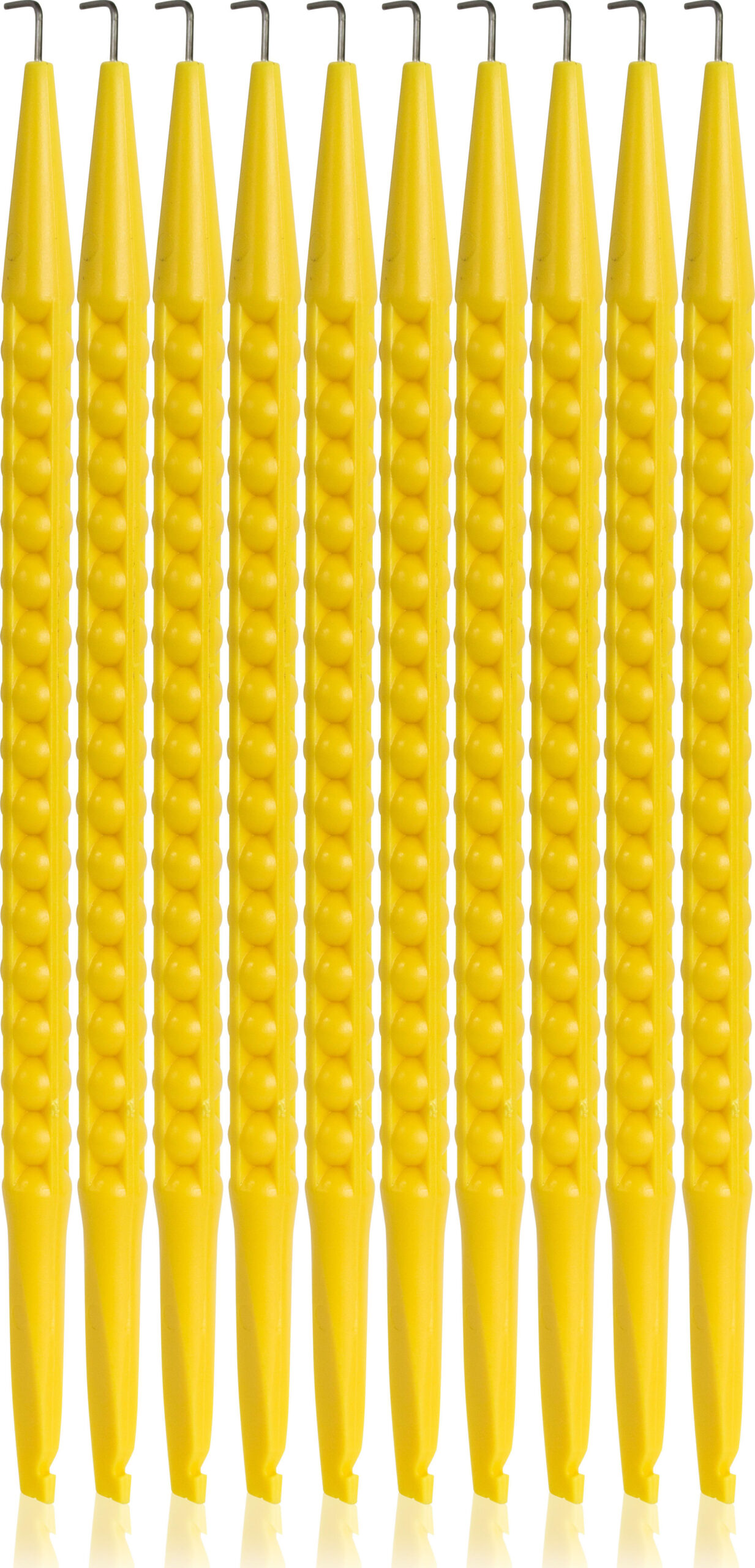 Jonard JIC-22035NT/10 - Probe Pick, 6' L, ABS Material, W/Out Shrink Tubing, Pack of 10, Yellow