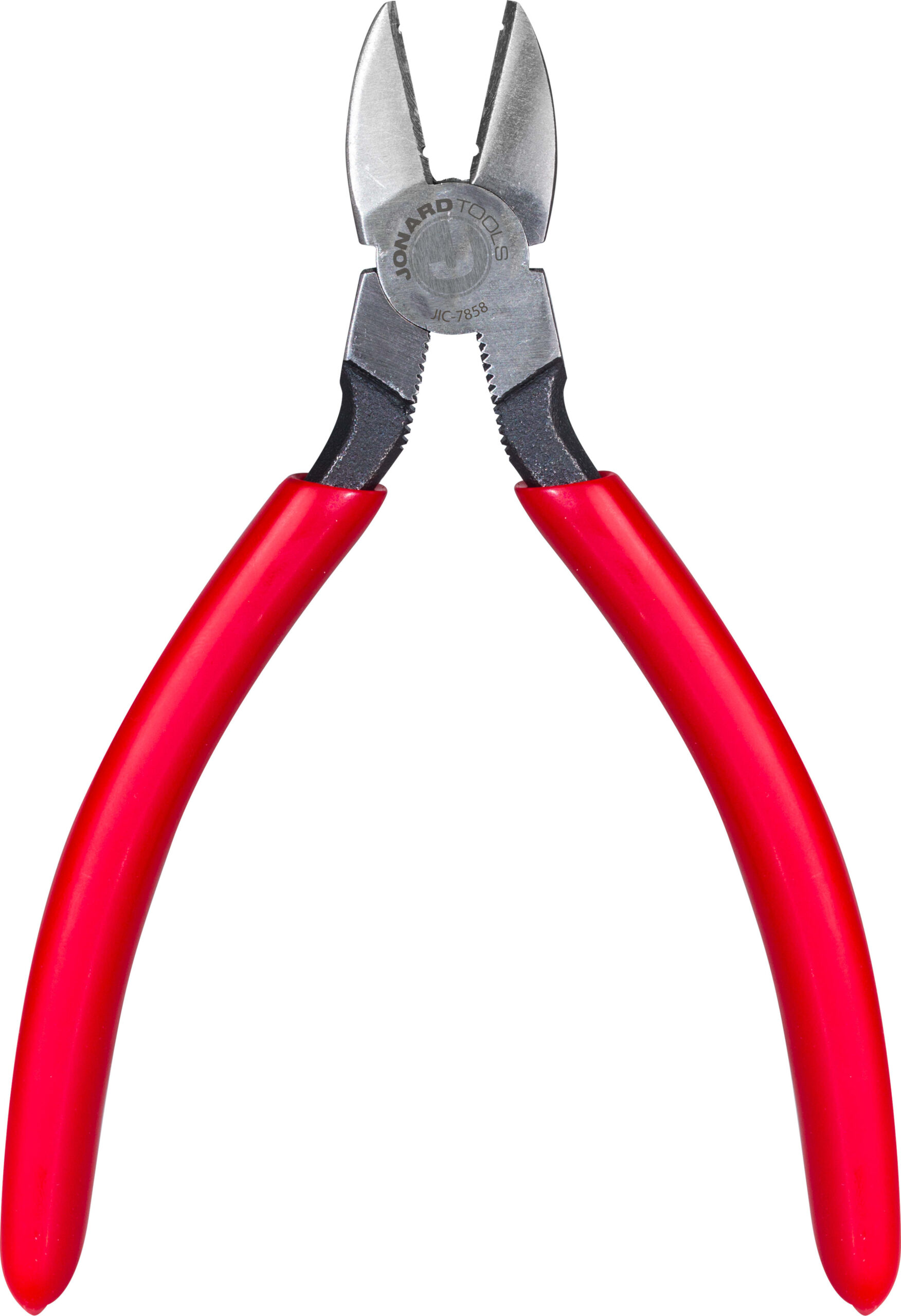 Jonard JIC-7858 - Diagonal Cutting Pliers, 6-1/4' OAL, Two Holes, Chrome Vanadium Steel