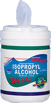 JNJ Industries FR100IPA/DI-12 - Smartwipes Supersaturated, 6' x 9', 12/Pks per Case