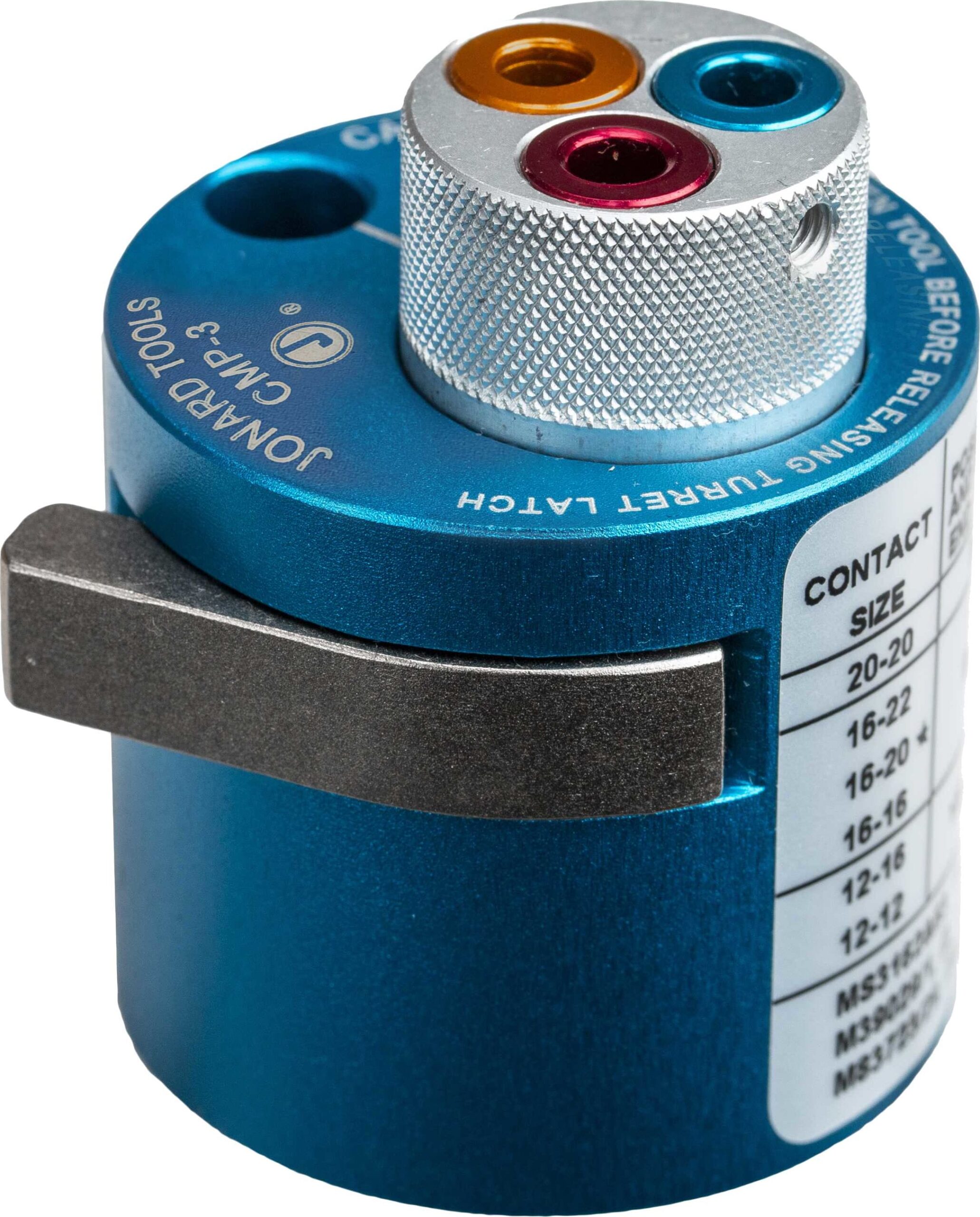 Jonard CMP-3 - Turret Head, For Precision Crimper, 12-26 AWG Wire Gauge
