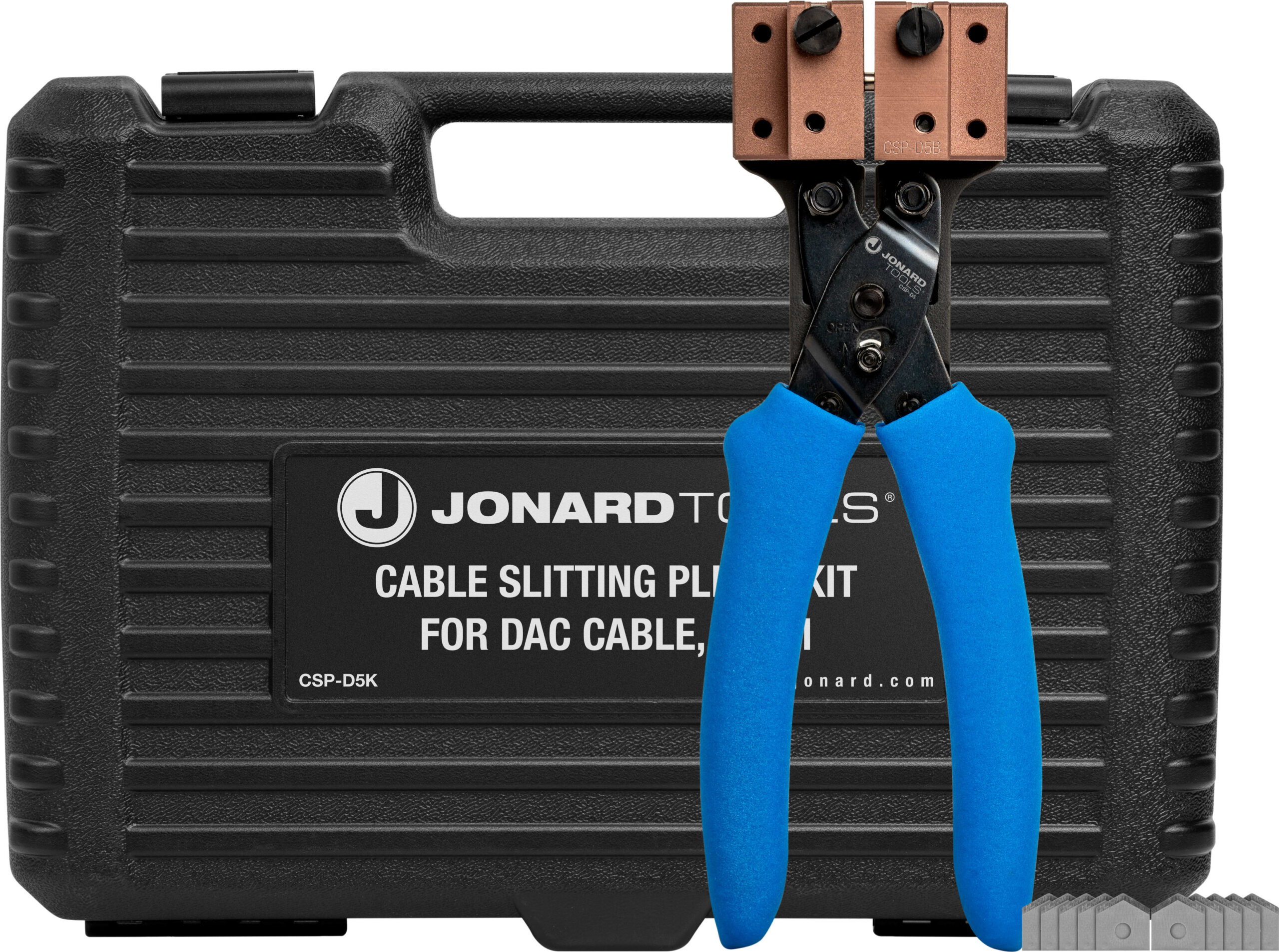 Jonard CSP-D5K - Cable Slitting Pliers Kit, For DAC Cable, 5 mm