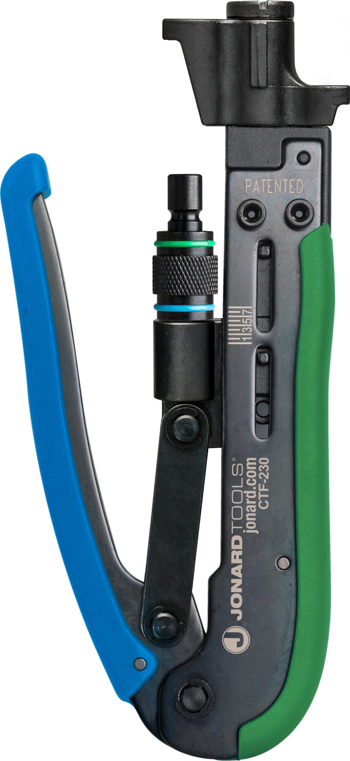 Jonard CTF-230 - Dual Compression Tool, For Short & Long Style F Connectors, 6'L