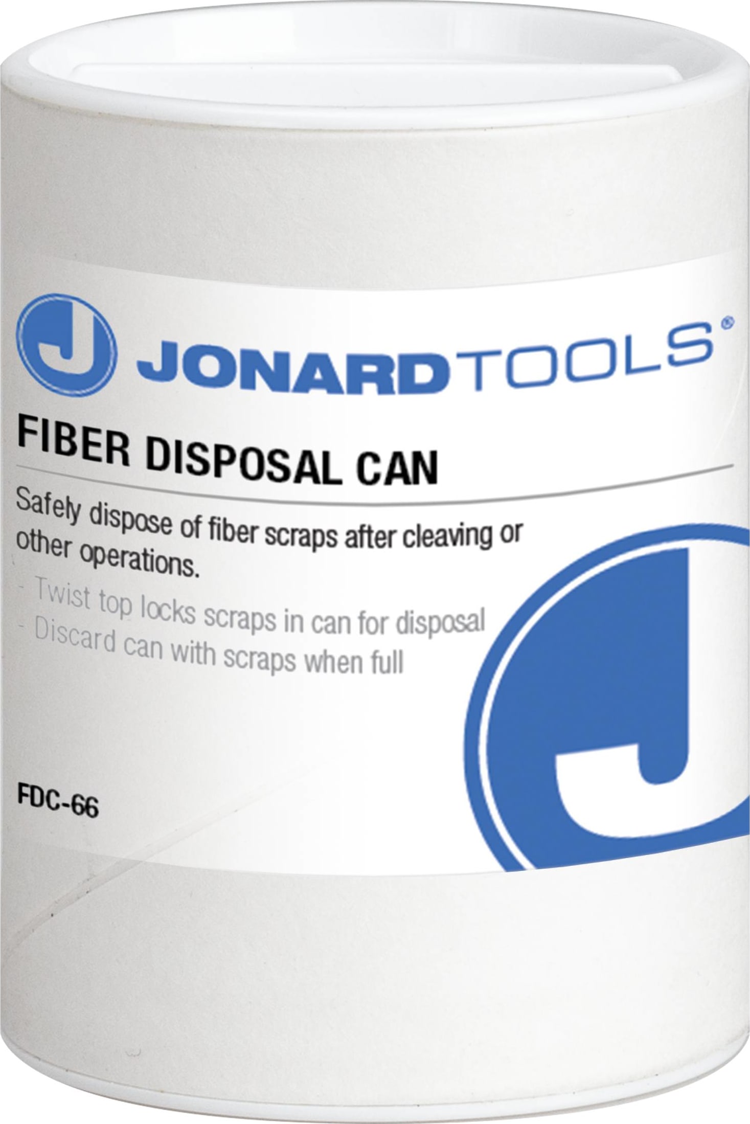 Jonard FDC-66 - Fiber Scraps Disposal Can, 2oz
