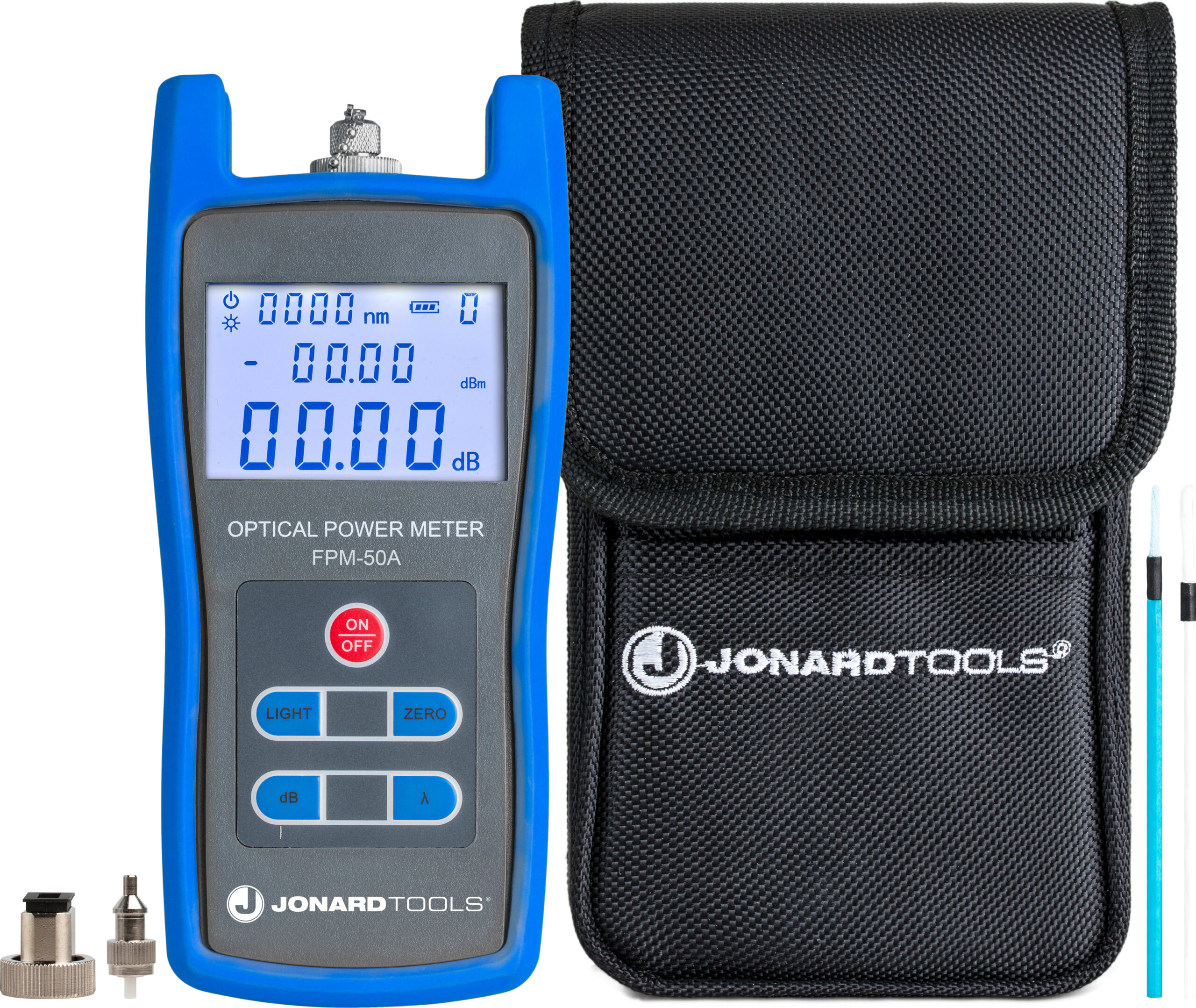 Jonard FPL-5050 - Fiber Power Meter & Optical Light Source Kit (-50 to +26 dBm, single-mode)