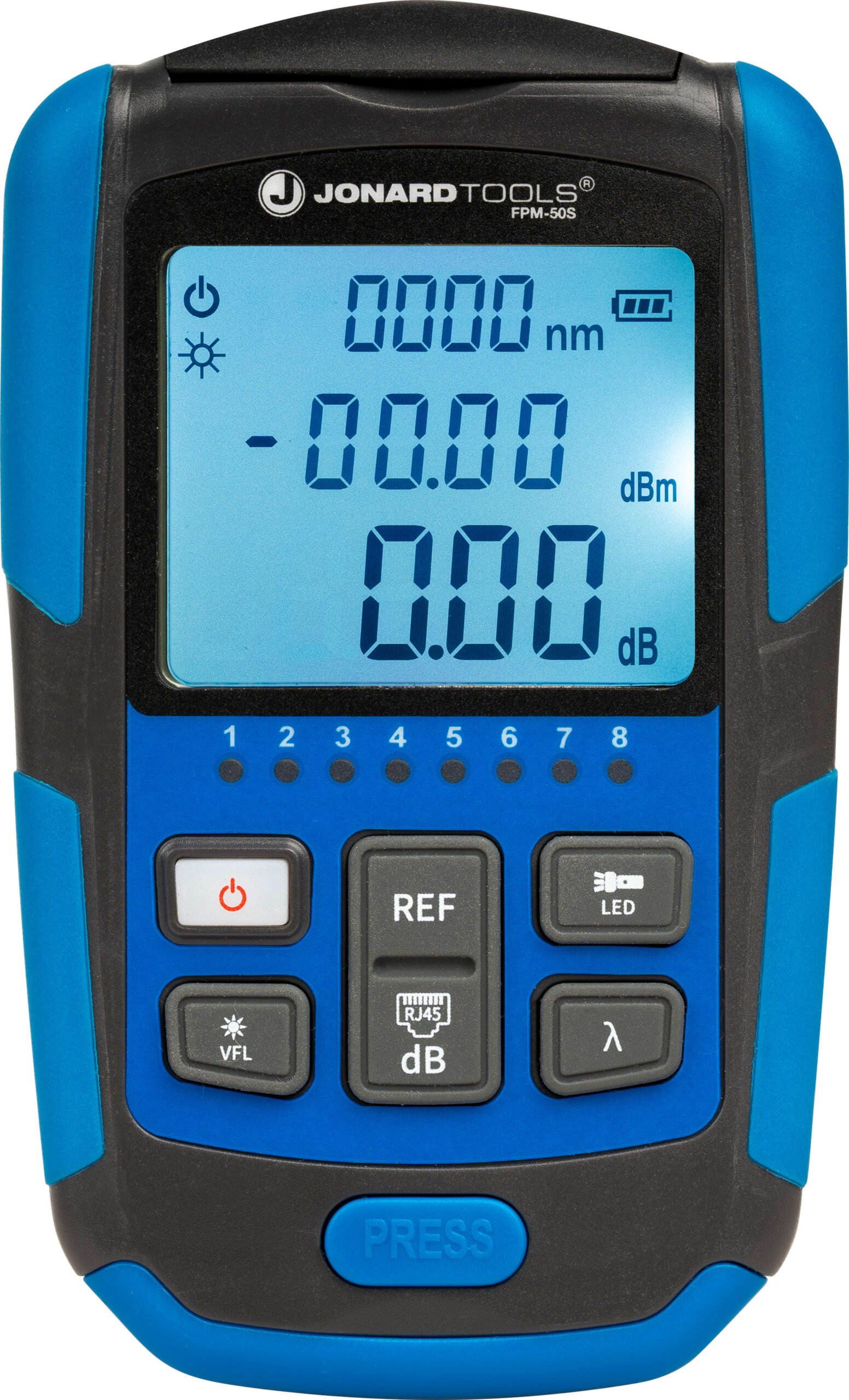 Jonard FPM-50S - Mini Optical Power Meter, -50 to +26dBm