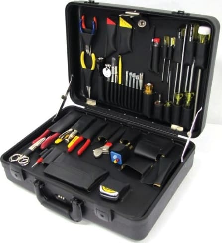 Jensen Tools JTK-2100LM - LAN Manager's Kit w/out Test Equipment in Monaco Case