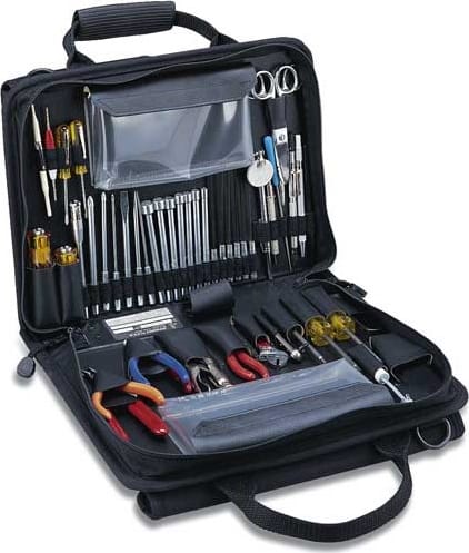 Jensen Tools JTK-49DBLRB - Workstation Kit in Double-Sided Black Cordura Case