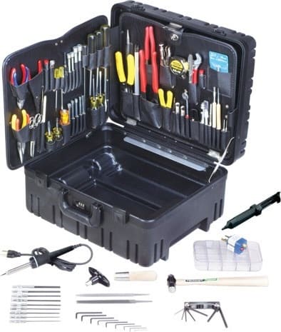 Jensen Tools JTK-87WW - Kit in 8' Roto-Rugged Wheeled Case