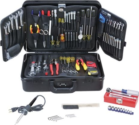 Jensen Tools JTK-88 - Inch/MM Electro-Mechanical Kit in Black Deluxe Poly Case