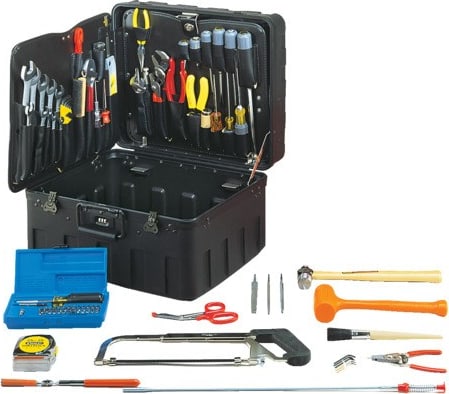 Jensen Tools JTK-96 - Industrial Tool Kit in X-tra Rugged Rota-Tough Case