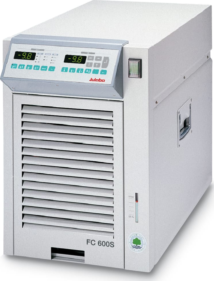 Julabo FC600S - Compact Recirculating Cooler with Pump, -10 to +80 deg C, 0.5 kW Cooling Power at +20 deg C, 230V/60 Hz
