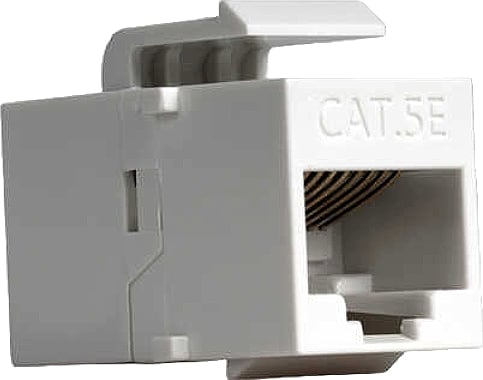 Jonard K-5EC/5 - Wall Coupler, Ethernet, CAT5e, 5/Pkg, Keystone Jacks Series
