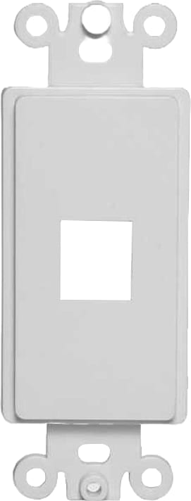Jonard K-M1/3 - Screw-in Mount, Single Gang, 7' L, UL, White, 3/Pkg, Keystone Jacks Series