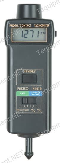 Reed K4010 Tachometer, Photo/contact, 99,999rpm/19,999 Rpm