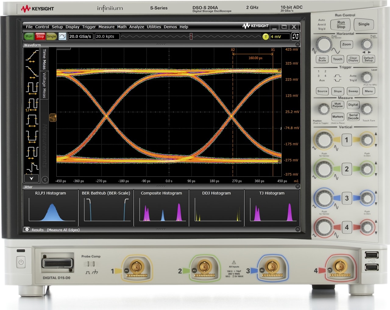 Keysight DSOS204A - Digital Oscilloscope (2 GHz / 4 Channel)