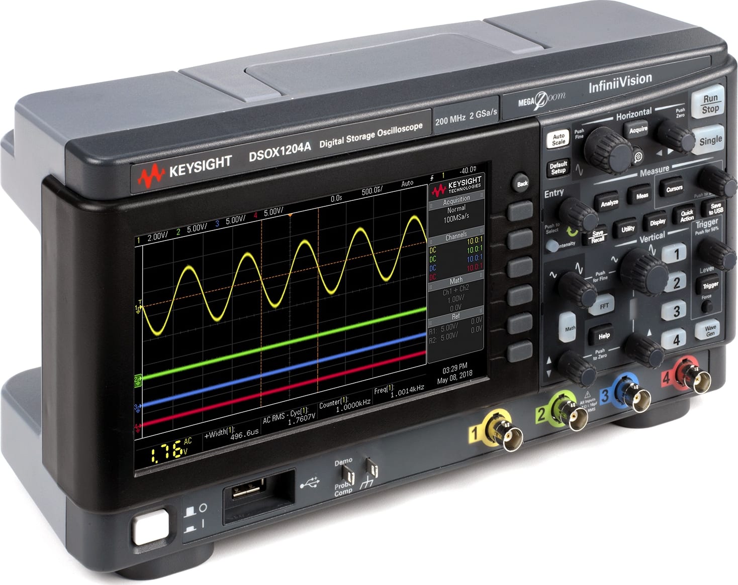 Keysight DSOX1204A - Digital Oscilloscope (70 MHz / 4 Channels)