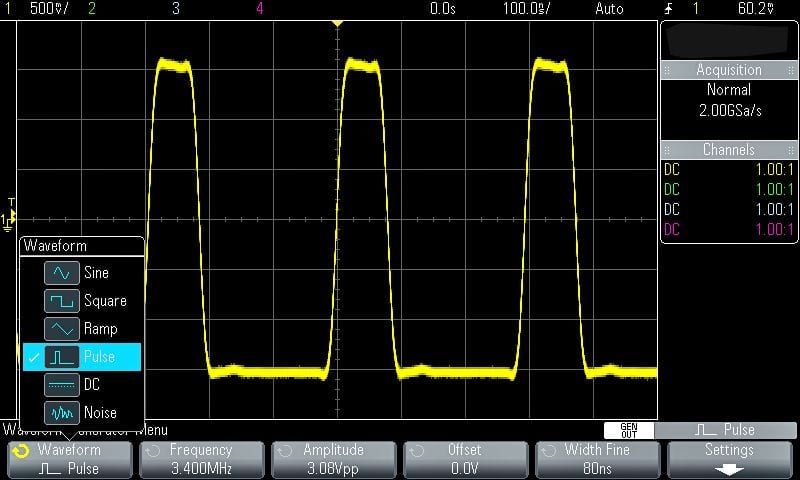 Keysight DSOX2WAVEGEN - 20 MHz Function Generator Option for InfiniiVision 2000 X Oscilloscopes