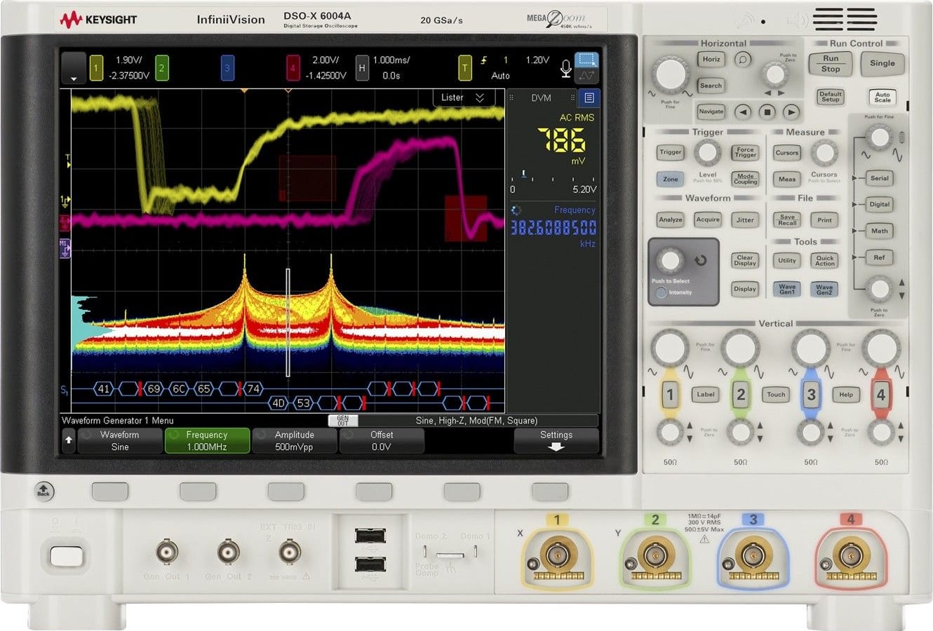 Keysight DSOX6004A - Digital Oscilloscope (1 GHz / 4 Channels), Upgradeable to 6 GHz with Option