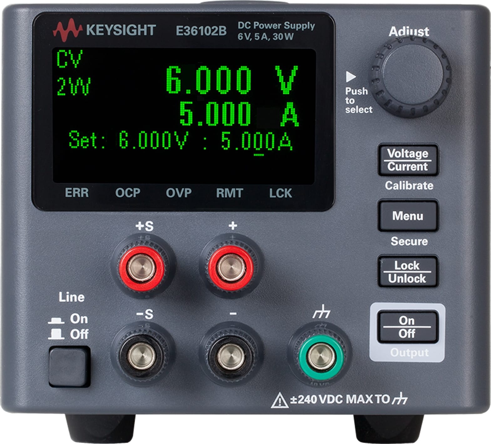 Keysight E36102B - 30W DC Power Supply 6V/5A