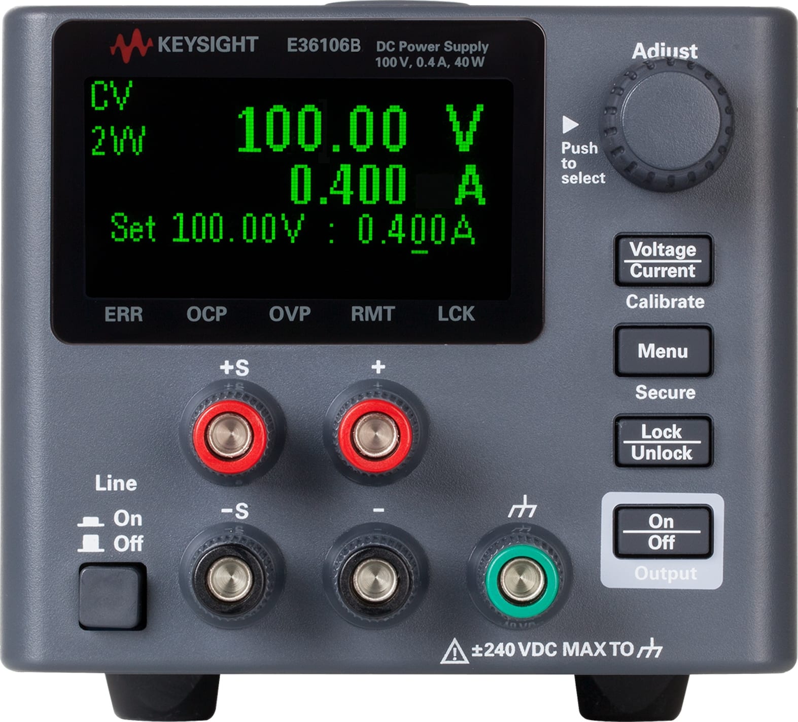 Keysight E36106B - 40W DC Power Supply 100V/0.4A