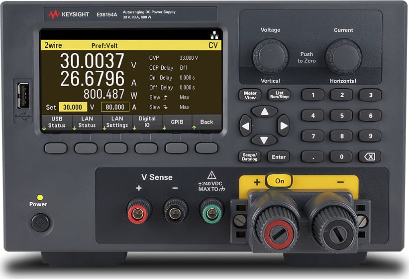Keysight E36154A - Auto-ranging Benchtop Power Supply (30V/80A/800W)