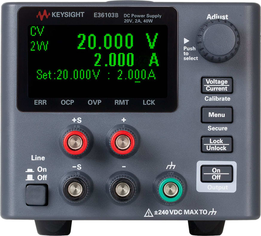 Keysight E36103B - 40W DC Power Supply 20V/2A