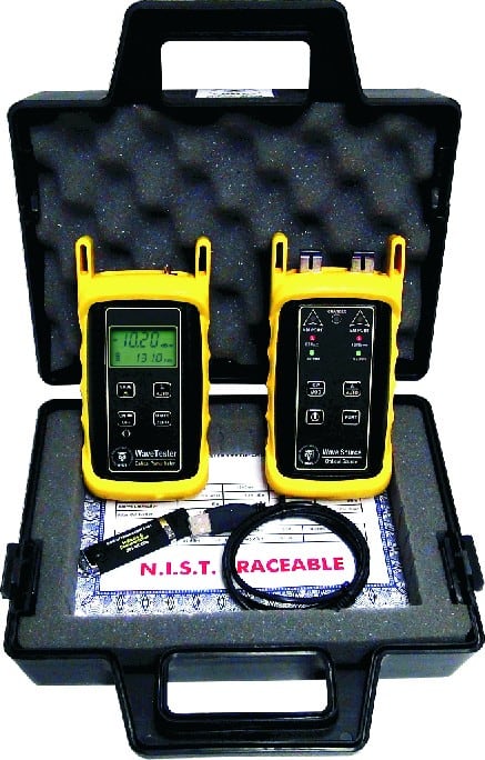 OWL KIT-WT-WS-VSDST WaveTester / WaveSource 1310/1550/VFL Test Kit, ST Connector
