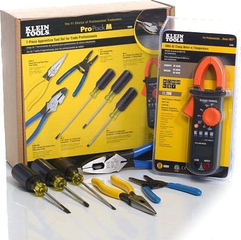 Klein Tools 92908 Apprentice Tool Set with Clamp Meter