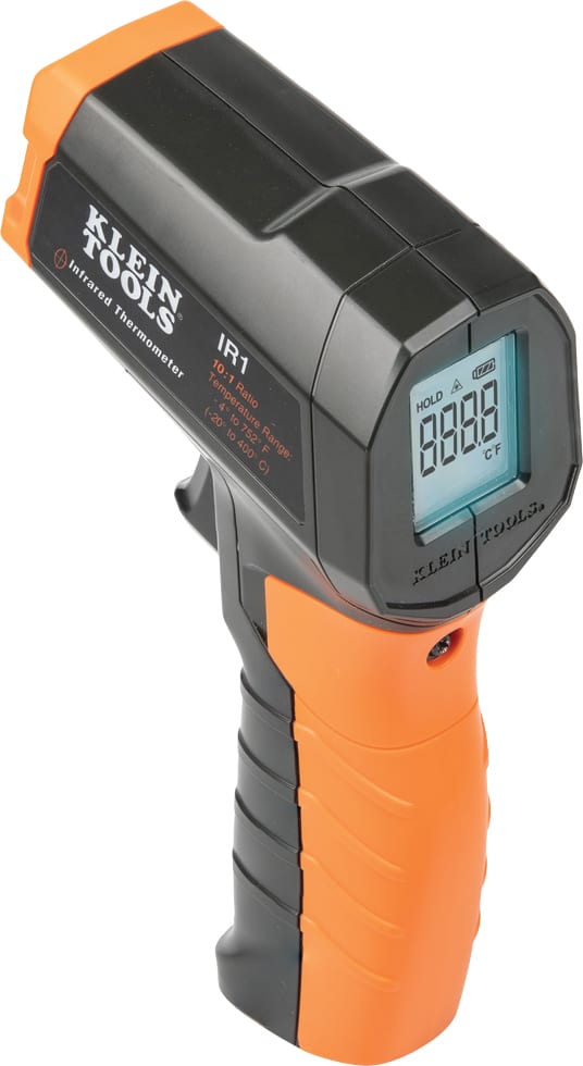 Klein IR1 - Infrared Digital Thermometer with Targeting Laser, 10:1