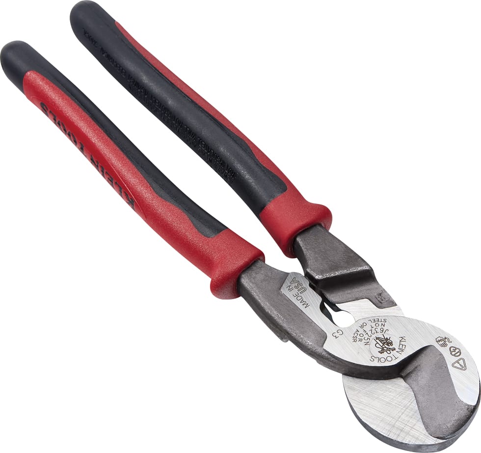 Klein J63225N - Journeyman High Leverage Cable Cutter with Stripping