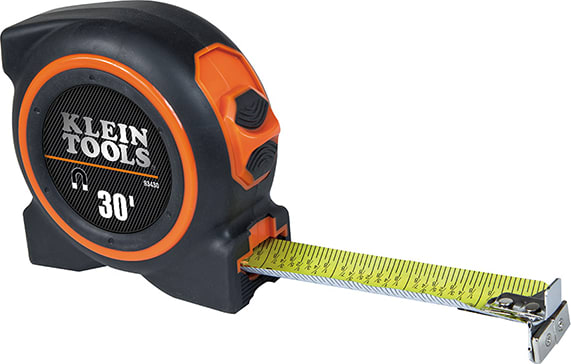 Klein Tools 93430 Tape Measure- 30' (9.14 m) Magnetic