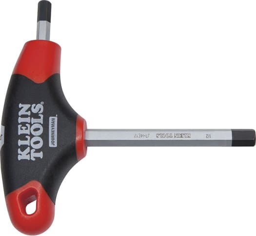 Klein Tools JTH4E17 - 1/2-Inch Hex Key, Journeyman T-Handle, 4-Inch