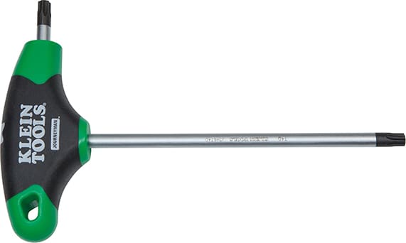 Klein Tools JTH6T25 - T25 Torx® Hex Key with Journeyman T-Handle, 6-Inch
