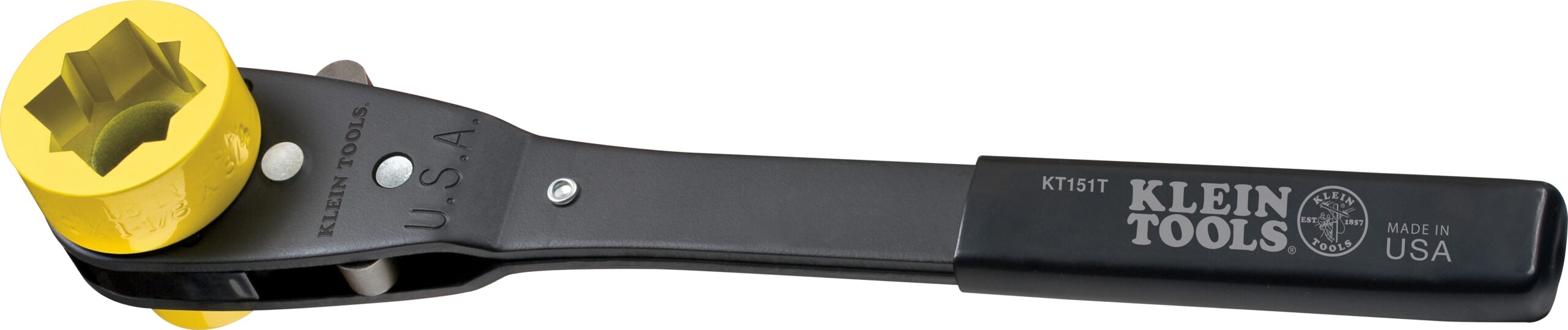 Klein Tools KT151T - 4-in-1 Lineman's Ratcheting Wrench