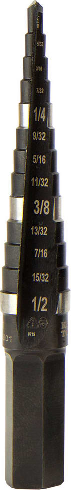 Klein Tools KTSB01 Step Drill Bit #1 Double-Fluted