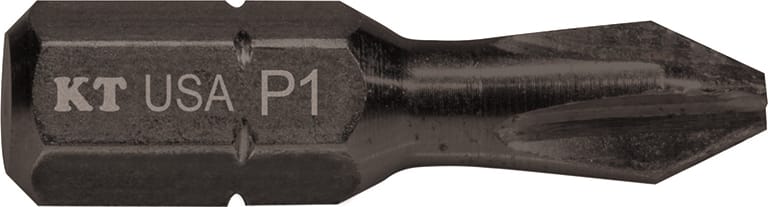 Klein Tools PH115 - #1 Phillips Insert Power Driver 1-Inch, 5-Pack