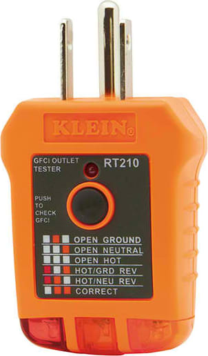 Klein Tools RT210 - GFCI Outlet Tester