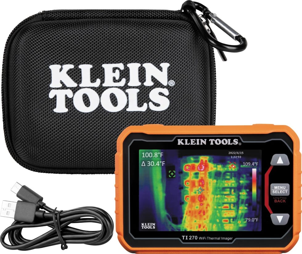 Klein Tools TI270 - Thermal Imager with Wi-Fi (10000 pixels Thermal Resolution)