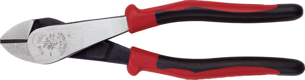 Klein Tools J248-8 - Diagonal Cutting Pliers, Journeyman, Angled Head, 8-Inch