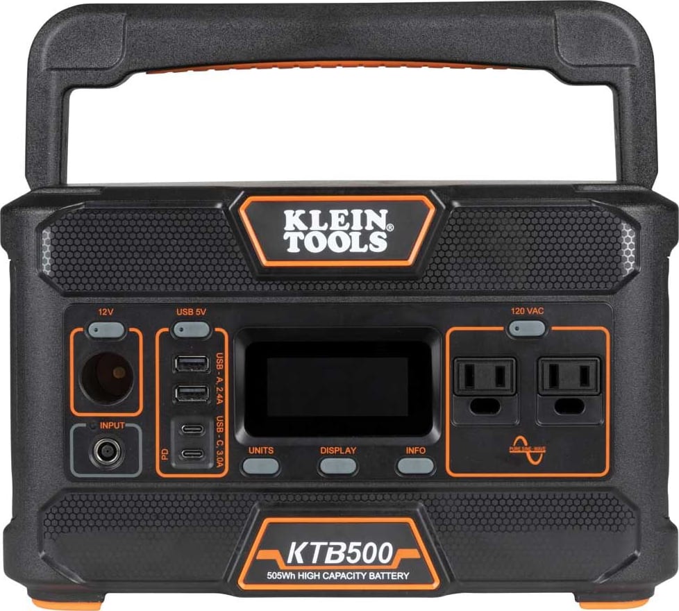 Klein Tools KTB500 - Portable Power Station, 500W