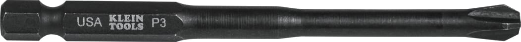 Klein Tools PH3355 3 Phillips Power Drivers - 3-1/2' Bit, Pk 5