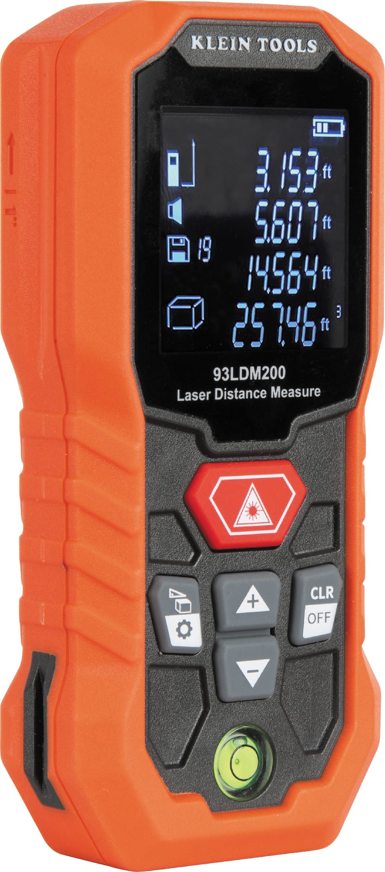 Klein Tools 93LDM200 - Laser Distance Measure, 2-inches to 200-Feet